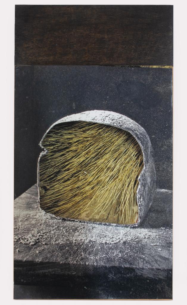 Benoît Hermans, Feel the taste, 2019, 95 x 50 cm, gemengde techniek/fotocollage op paneel